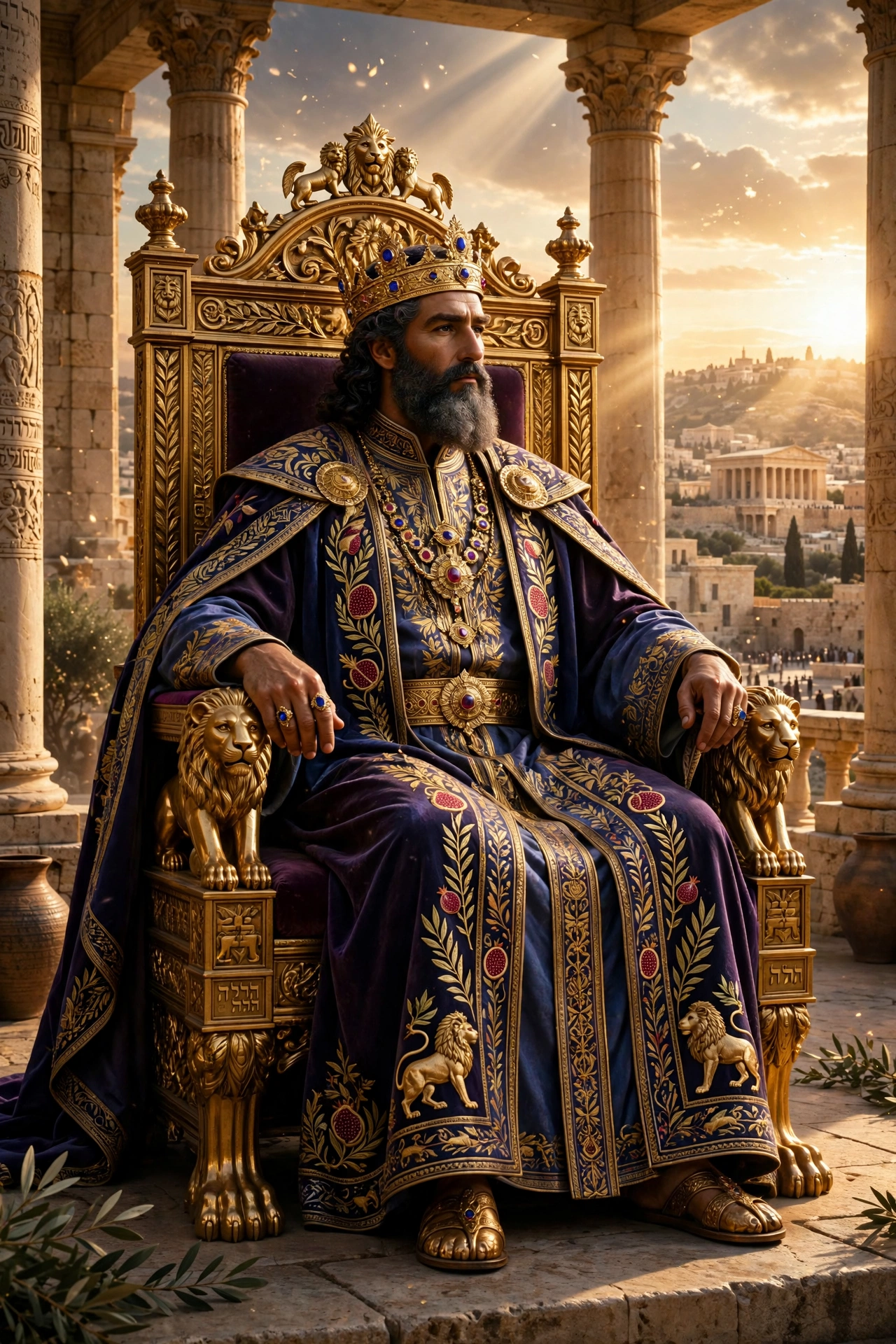 King Solomon throne